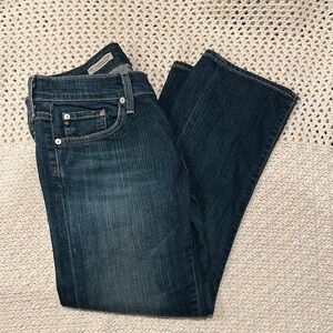 ADRIANO GOLDSCHMIED THE TOMBOY CROP RELAXED STRAIGHT CROP 27 Women's Blue Jeans